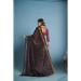 Picture of Alluring Crepe & Silk Purple Saree