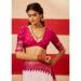 Picture of Marvelous Silk Crimson Saree