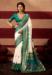Picture of Fine Silk Teal Saree