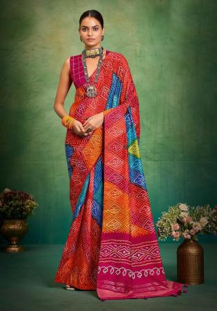 Picture of Appealing Silk Crimson Saree