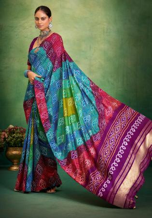 Picture of Charming Silk Purple Saree