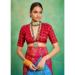 Picture of Sightly Silk Crimson Saree
