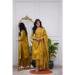 Picture of Chiffon Dark Golden Rod Readymade Salwar Kameez