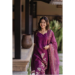 Picture of Resplendent Chiffon Purple Readymade Salwar Kameez