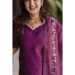 Picture of Resplendent Chiffon Purple Readymade Salwar Kameez