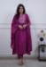 Picture of Wonderful Chiffon Purple Readymade Salwar Kameez