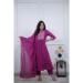 Picture of Wonderful Chiffon Purple Readymade Salwar Kameez