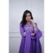 Picture of Chiffon Dark Slate Blue Readymade Salwar Kameez