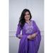 Picture of Chiffon Dark Slate Blue Readymade Salwar Kameez