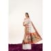 Picture of Excellent Silk White Saree