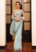 Picture of Taking Chiffon & Cotton Dark Sea Green Saree