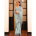 Picture of Taking Chiffon & Cotton Dark Sea Green Saree