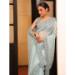 Picture of Taking Chiffon & Cotton Dark Sea Green Saree