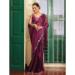 Picture of Appealing Chiffon & Cotton Brown Saree