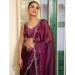 Picture of Appealing Chiffon & Cotton Brown Saree
