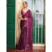 Picture of Appealing Chiffon & Cotton Brown Saree