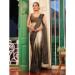 Picture of Gorgeous Chiffon & Cotton Dark Olive Green Saree