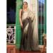 Picture of Gorgeous Chiffon & Cotton Dark Olive Green Saree