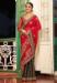 Picture of Admirable Chiffon & Cotton Crimson Saree