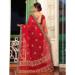 Picture of Admirable Chiffon & Cotton Crimson Saree