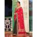 Picture of Admirable Chiffon & Cotton Crimson Saree