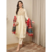 Picture of Amazing Silk Beige Readymade Salwar Kameez