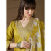 Picture of Good Looking Silk Golden Rod Readymade Salwar Kameez