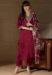Picture of Fine Silk Maroon Readymade Salwar Kameez