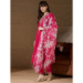 Picture of Comely Silk Fire Brick Readymade Salwar Kameez