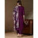 Picture of Appealing Silk Purple Readymade Salwar Kameez