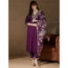 Picture of Appealing Silk Purple Readymade Salwar Kameez