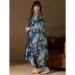 Picture of Ideal Silk Midnight Blue Readymade Salwar Kameez