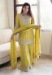 Picture of Chiffon & Silk Khaki Readymade Salwar Kameez