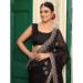 Picture of Elegant Silk Black Saree