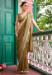 Picture of Magnificent Silk Saddle Brown Saree