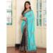 Picture of Alluring Silk Powder Blue Saree