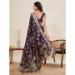 Picture of Superb Satin & Silk Dark Magenta Saree