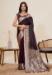Picture of Sightly Satin & Silk Brown Saree