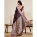 Picture of Sightly Satin & Silk Brown Saree