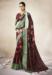 Picture of Sublime Chiffon Maroon Saree