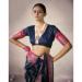 Picture of Excellent Chiffon Dark Slate Grey Saree