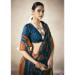 Picture of Alluring Chiffon Dark Slate Grey Saree