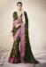 Picture of Grand Chiffon Dark Olive Green Saree