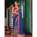 Picture of Radiant Chiffon & Satin & Silk Dark Slate Blue Saree