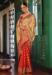 Picture of Superb Chiffon & Satin & Silk Fire Brick Saree