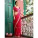 Picture of Amazing Chiffon & Satin & Silk Maroon Saree