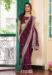 Picture of Classy Chiffon & Satin & Silk Brown Saree