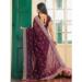 Picture of Classy Chiffon & Satin & Silk Brown Saree