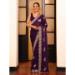 Picture of Classy Chiffon & Satin & Silk Saddle Brown Saree