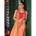 Picture of Bewitching Chiffon & Satin & Silk Coral Saree
